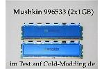 Mushkin 996533 2x1GB Speicher