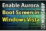 Microsoft Windows Vista Hidden Aurora Boot Screen Activation