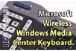 Microsoft Wireless Windows Media Center Keyboard