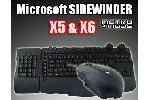 Microsoft SideWinder X5 Gaming Mouse and X6 Gaming Keyboard