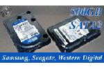 Samsung Seagate und Western Digital 500GB Festplatten