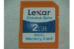 Lexar Shoot-n-Sync Wi-Fi 2GB Memory Card