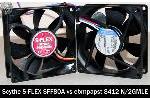 ebmpapst 8412 N2GMLE vs Scythe S-FLEX SFF80A