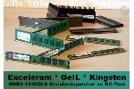 Exceleram GeIL und Kingston DDR3-1333 CL9 OC