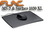 Func MS-3 Gaming Mouse and Surface 1030 XL Mouse Mat