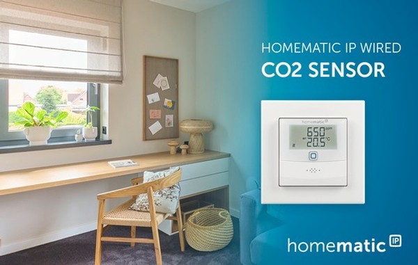 Homematic IP Wired CO2 Sensor mit Display