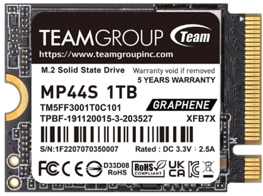 Team Group MP44S 1TB M2 PCIe 40 2230 SSD