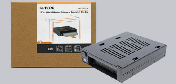 Icy Dock MB021VP-B U2 NVMe SSD FlexiDock