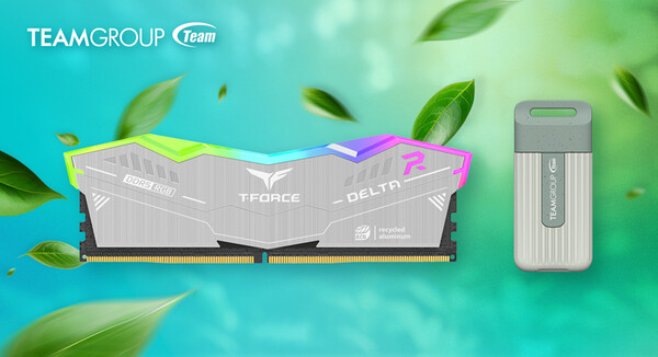 Teamgroup PD20 Eco Mini SSD und T-Force Delta RGB ECO DDR5