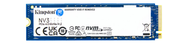 Kingston NV3 PCIe 40 NVMe SSD