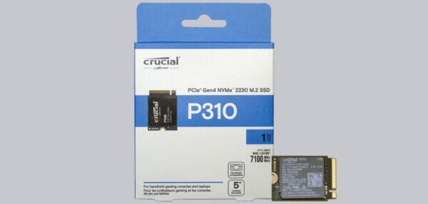 Crucial P310 1TB NVMe 2230 SSD