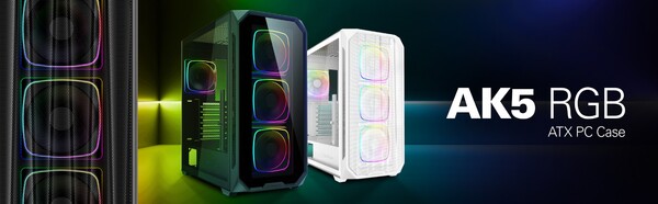 Sharkoon AK5G RGB und AK5M RGB Gehuse