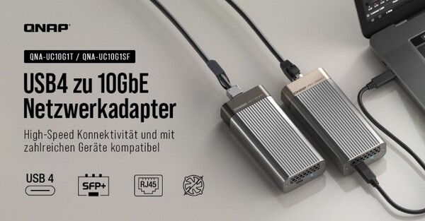 QNAP USB 4 10GbE Netzwerkadapter